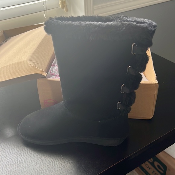Sugar Womens Panthea Microsuede Faux Fur Shearling Boots...MSRP $90 - Picture 4 of 5